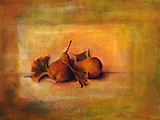 Pears & Ginkgo Leaves